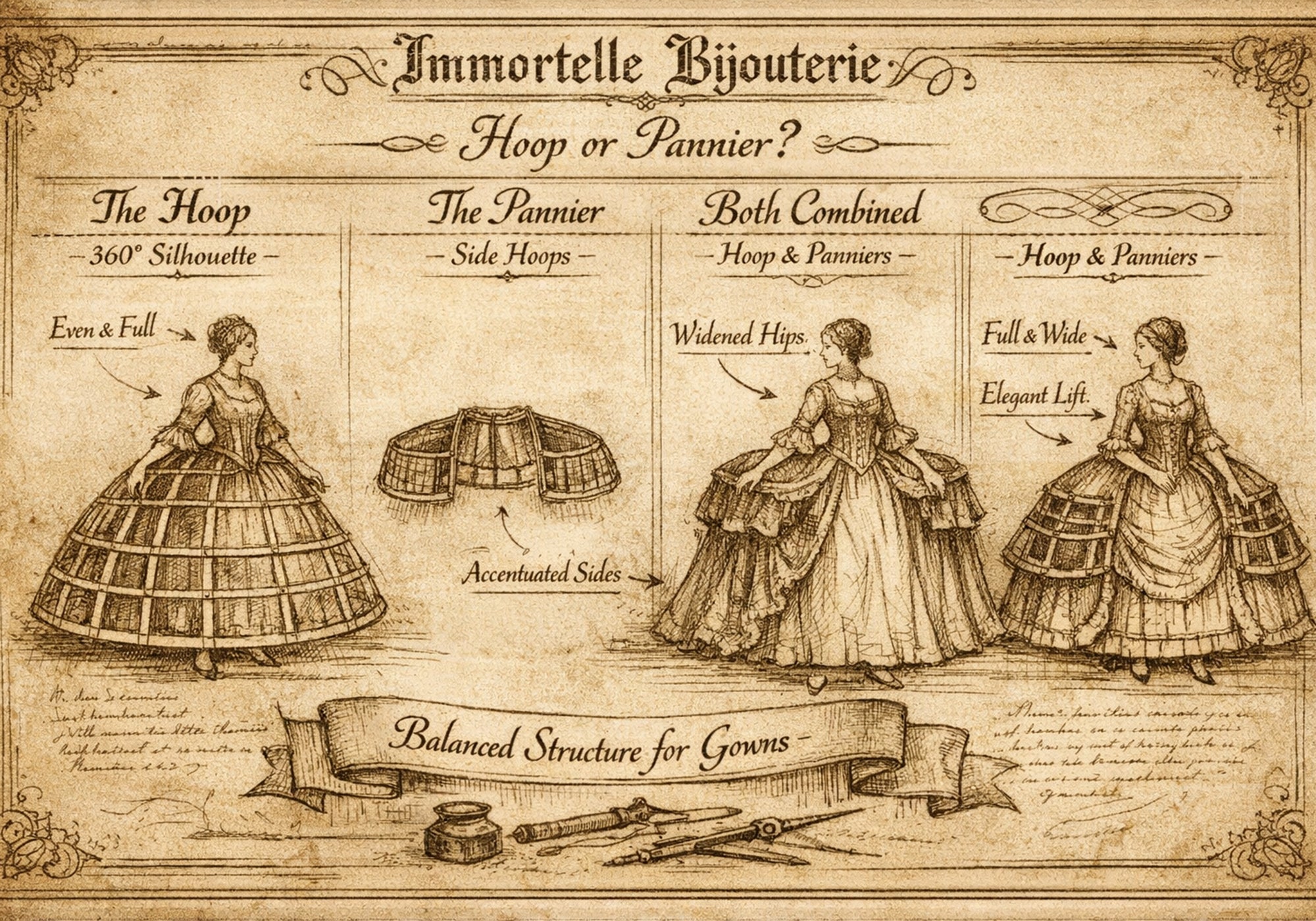 How to get the proper volume in your gown.