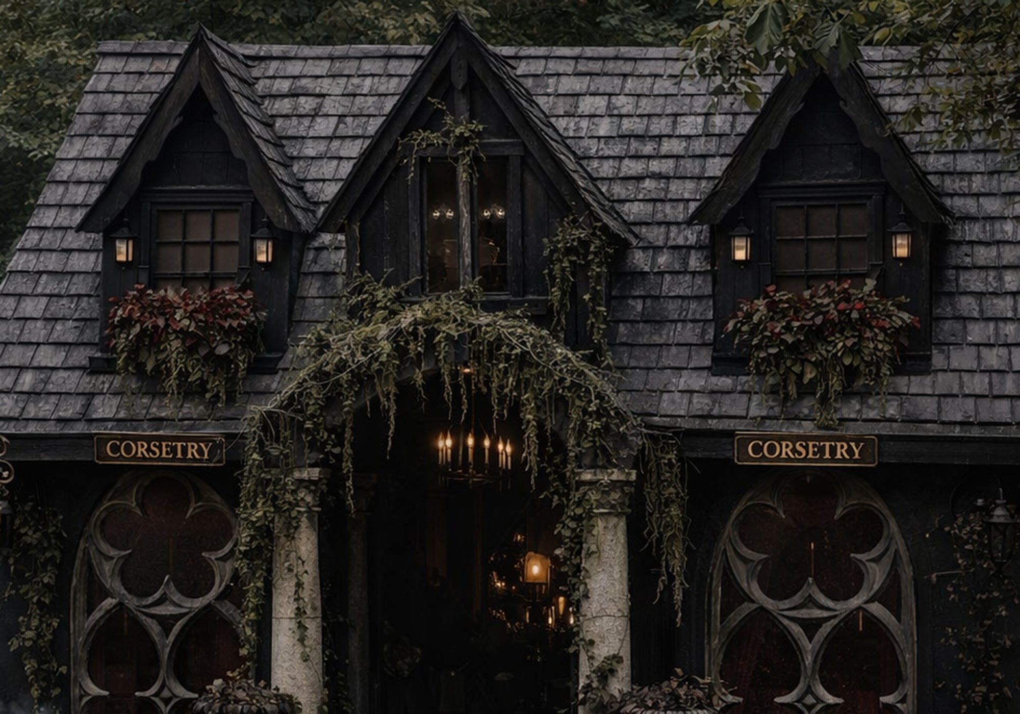 madame mortelle building at the ohio renaissance festival