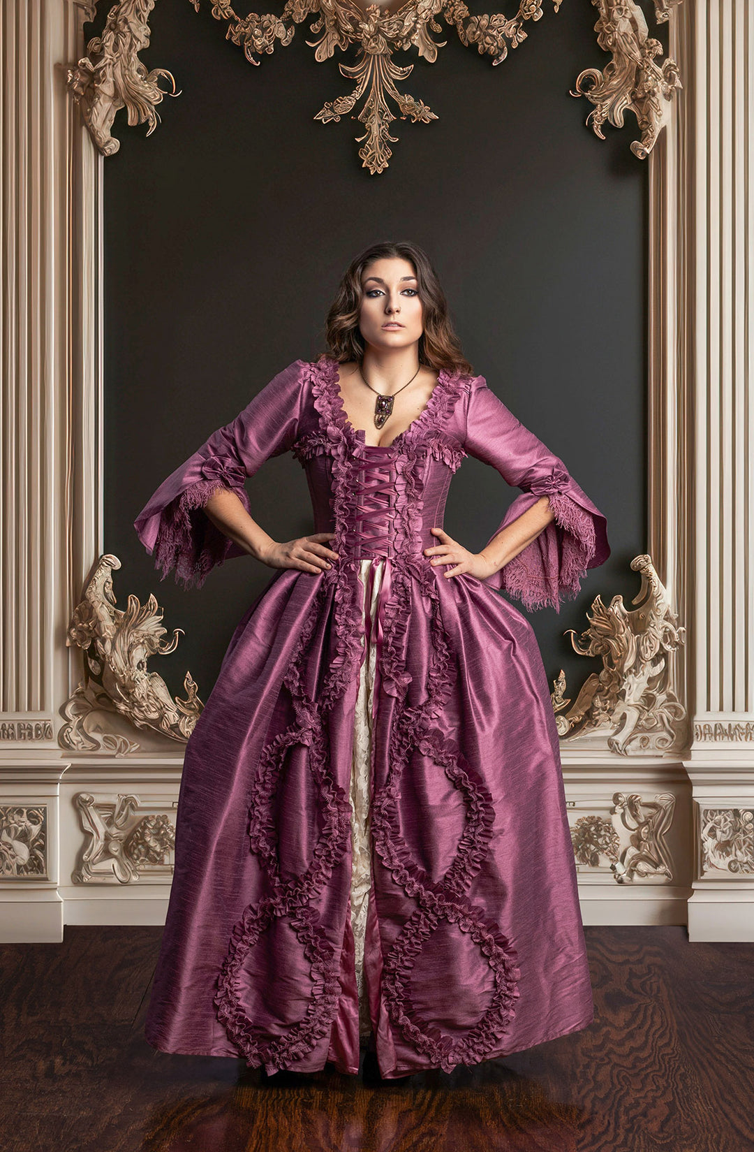 Iris Purple Bridgerton Dress 8