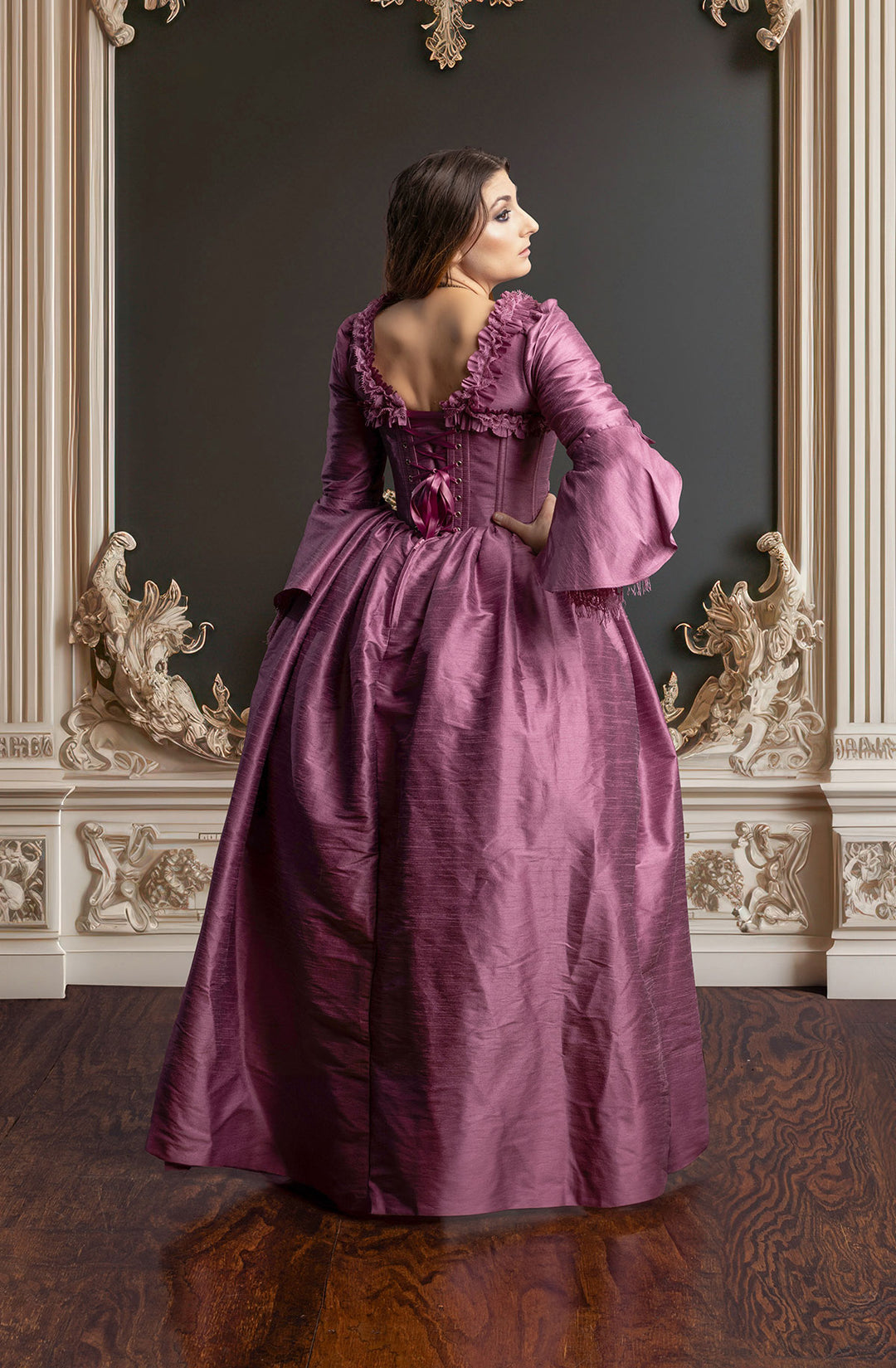 Iris Purple Bridgerton Dress 9