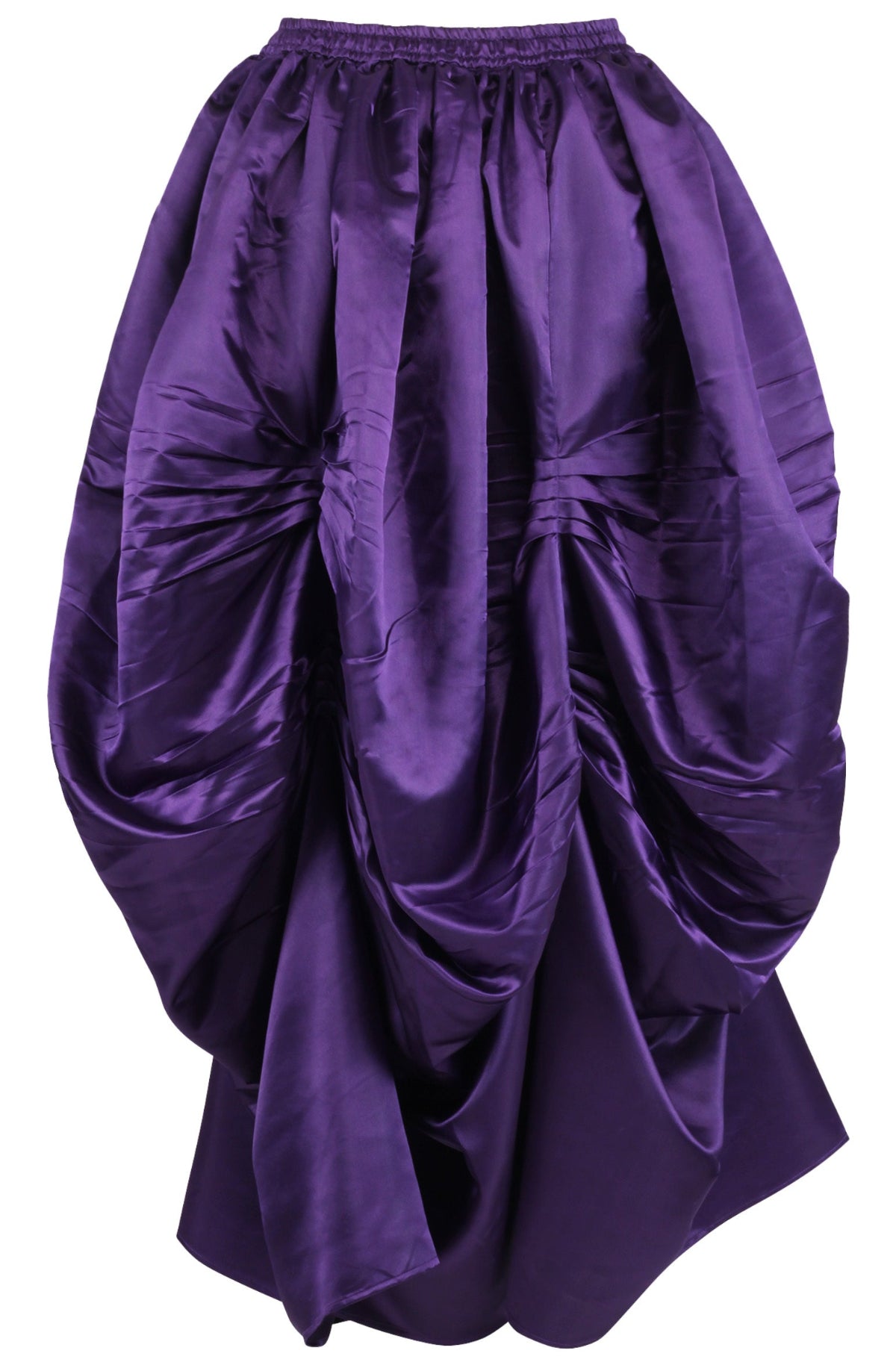 Purple Ballgown Skirt Back