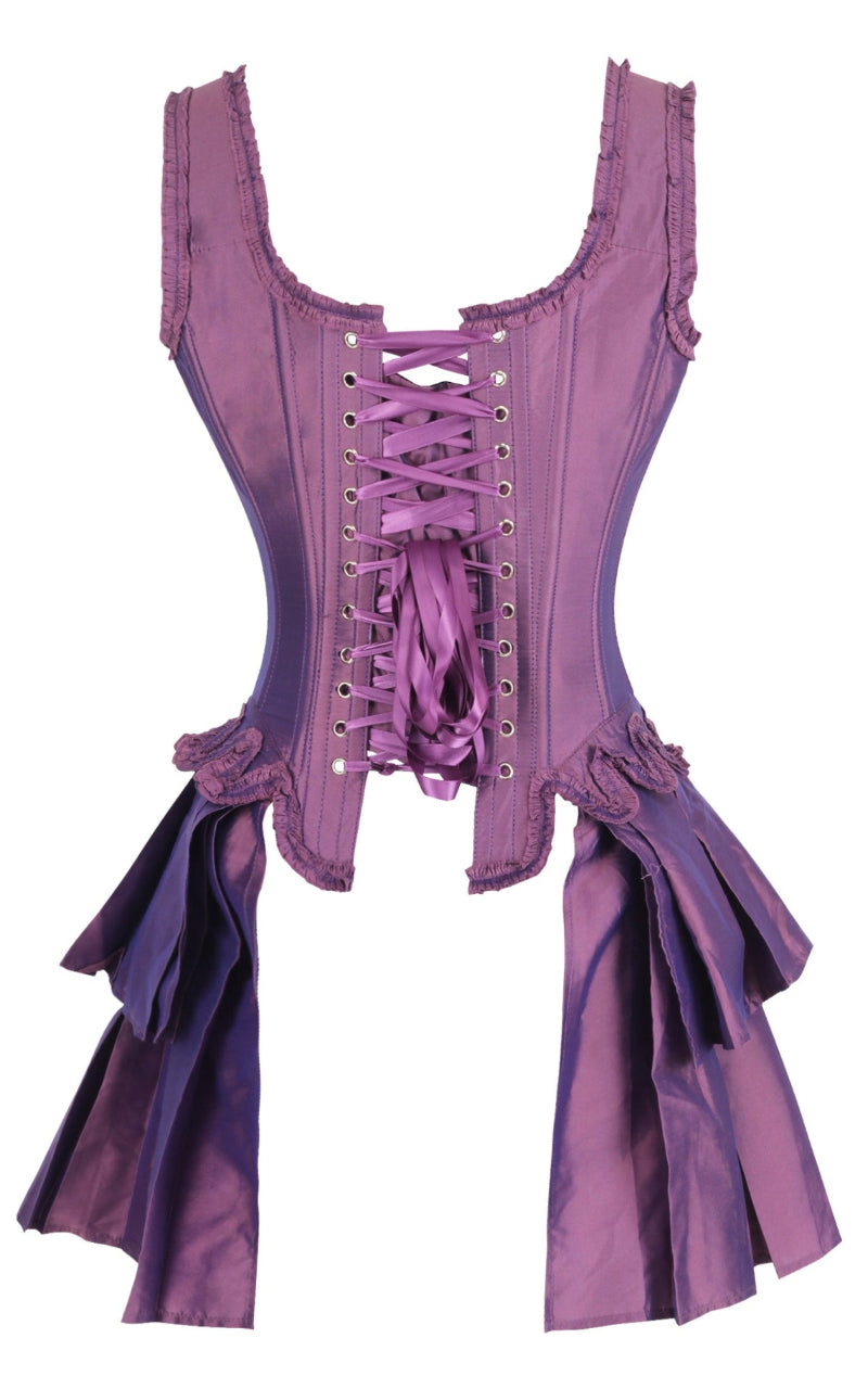 French Stays Renaissance Corset in Amethyst Purple