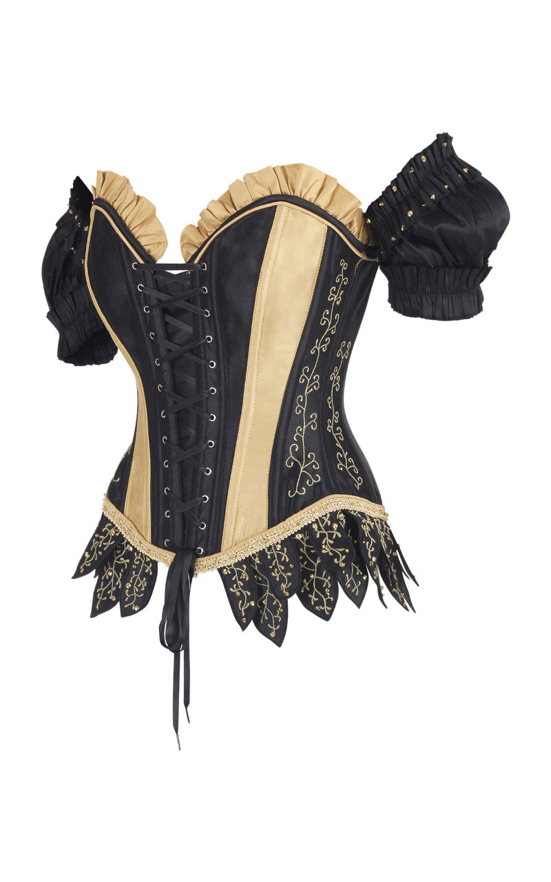 Valkyrie Renaissance Corset - Mourning Black