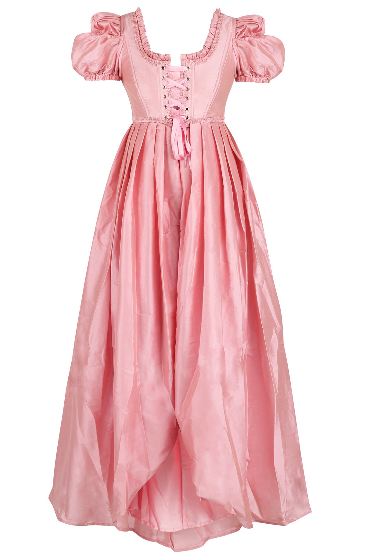 Regency Corset Dress - Daphne Bridgerton Dress in Rose Clair