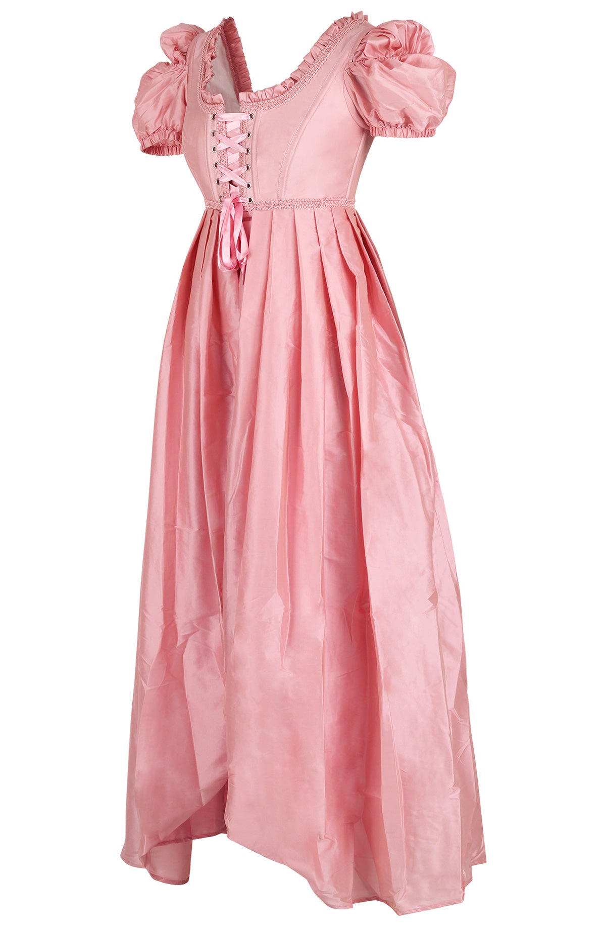 Regency Corset Dress - Daphne Bridgerton Dress in Rose Clair
