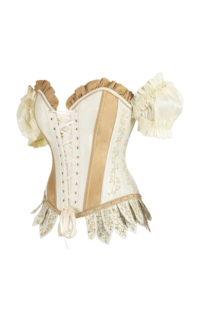 Valkyrie Renaissance Corset - Bone Ash