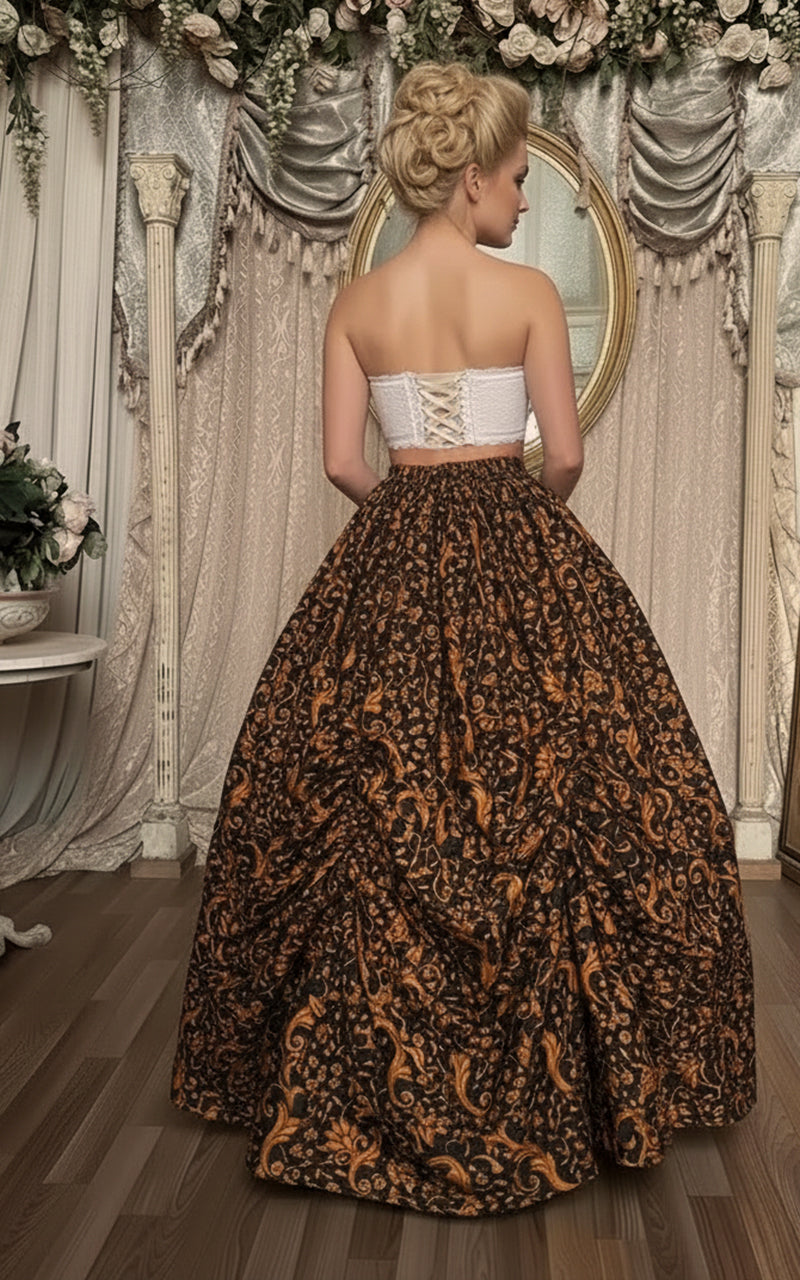 Baroque Scroll Ball Gown Skirt - Immortelle Bijouterie