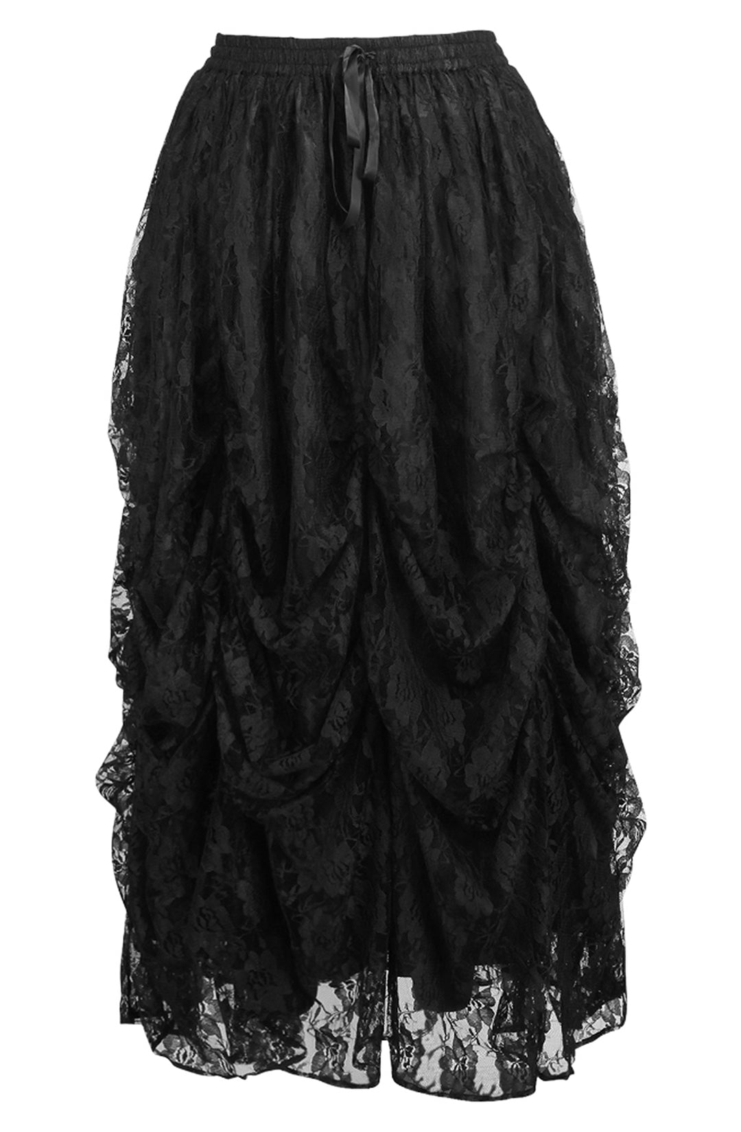 Black Lace Ball Gown Skirt 1