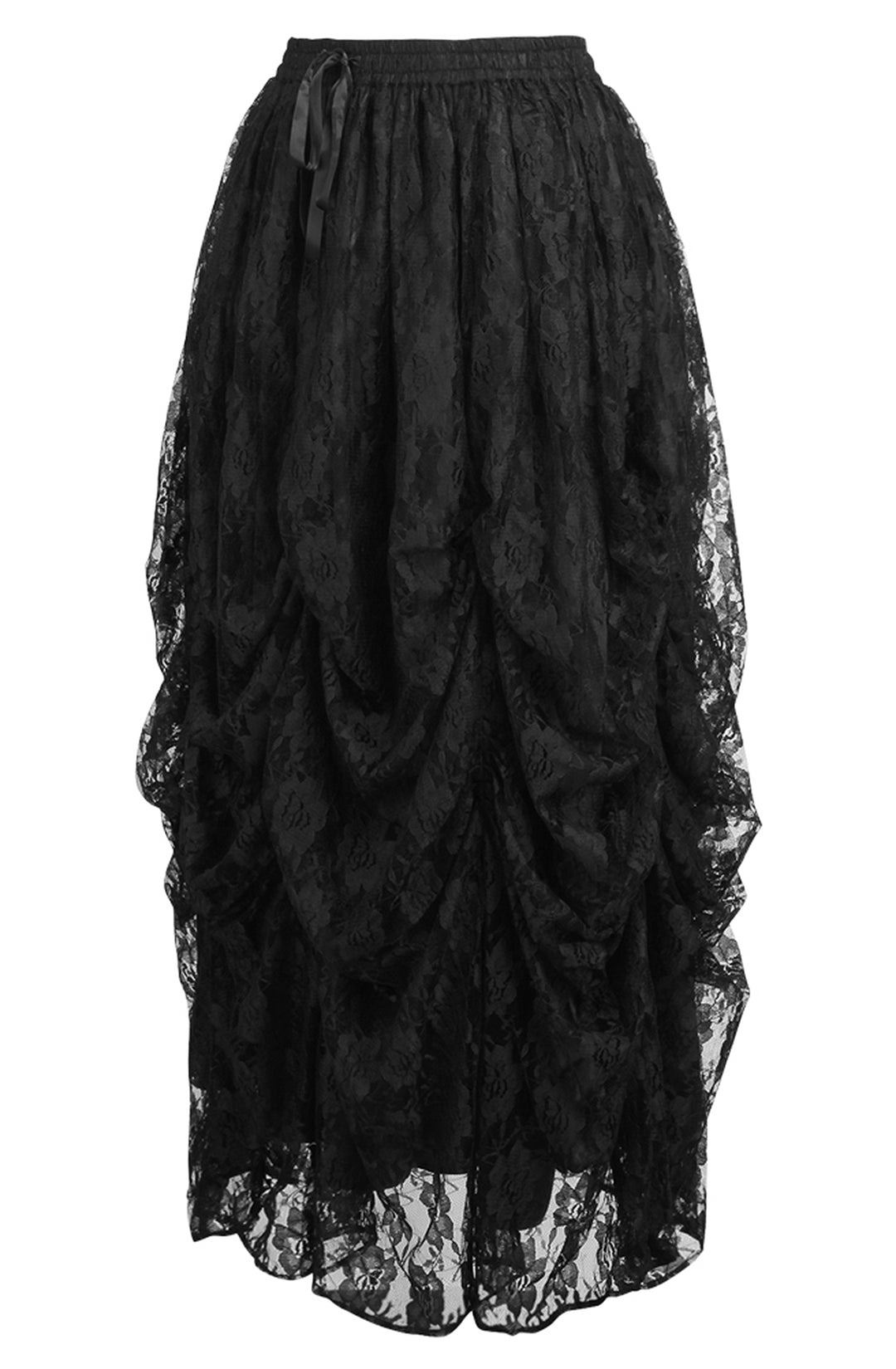 Black Lace Ball Gown Skirt 3
