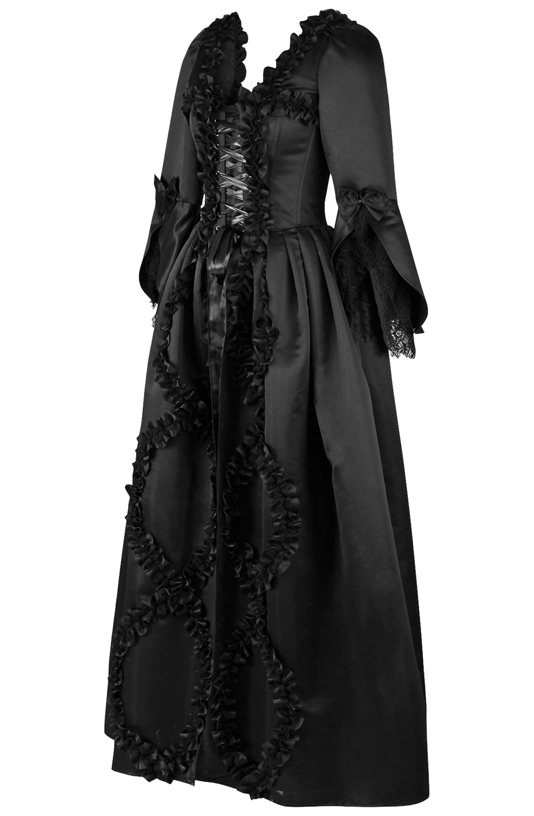 Noir Black Bridgerton Dress 2