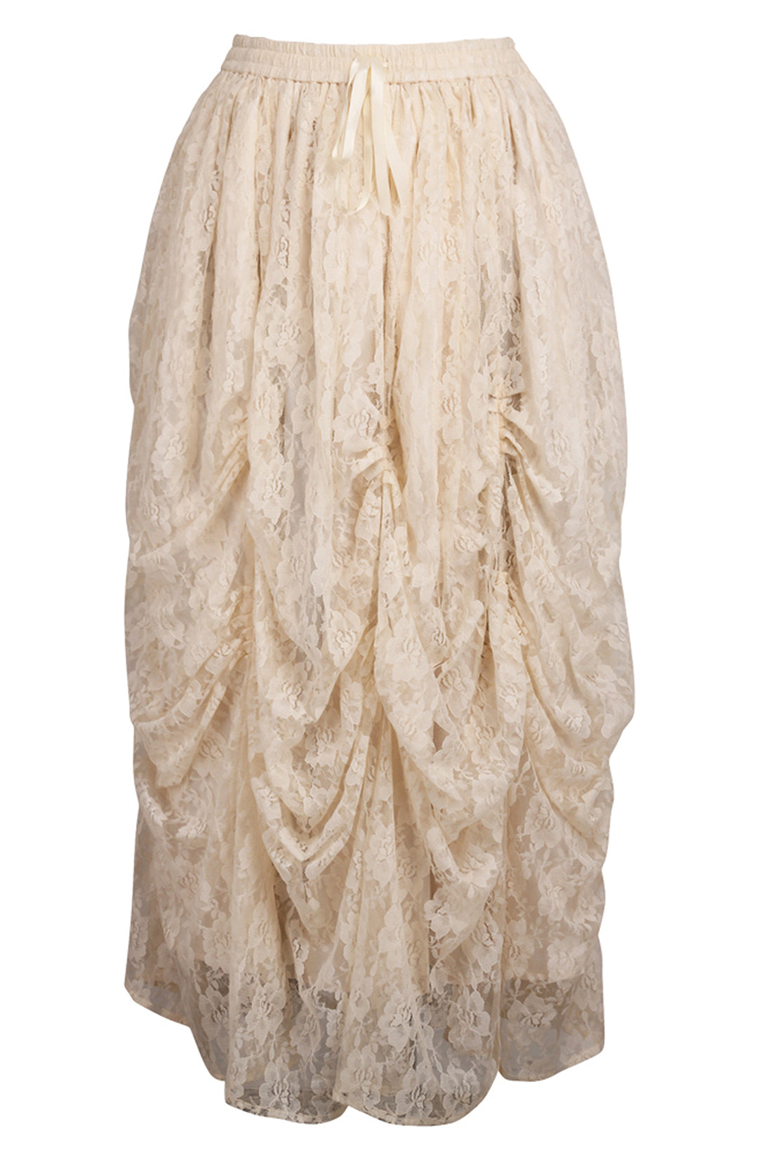 Cream Lace Ball Gown Skirt 1