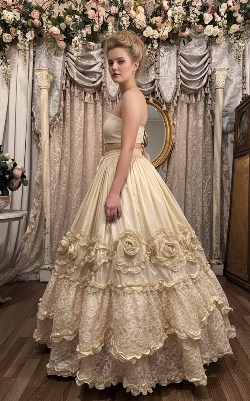 Pompadour Skirt - Parchemin Creme - Coming Soon - Immortelle Bijouterie