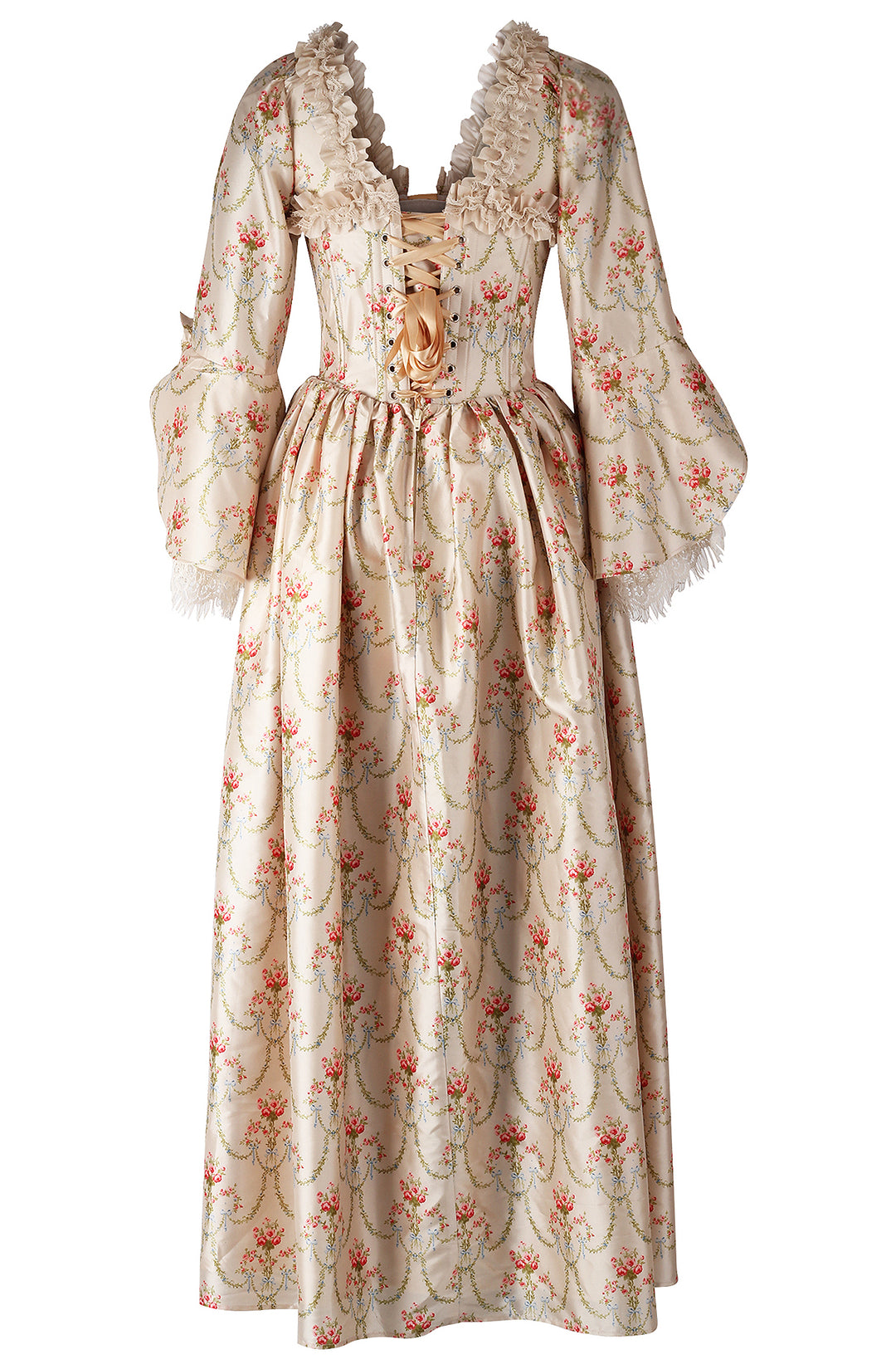 French Petit Floral Bridgerton Dress 8