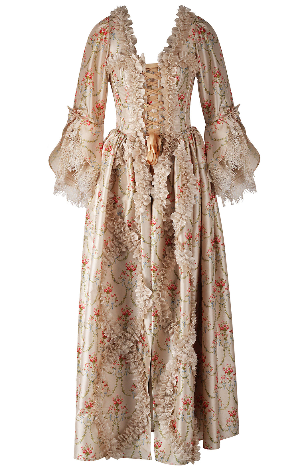 French Petit Floral Bridgerton Dress 7