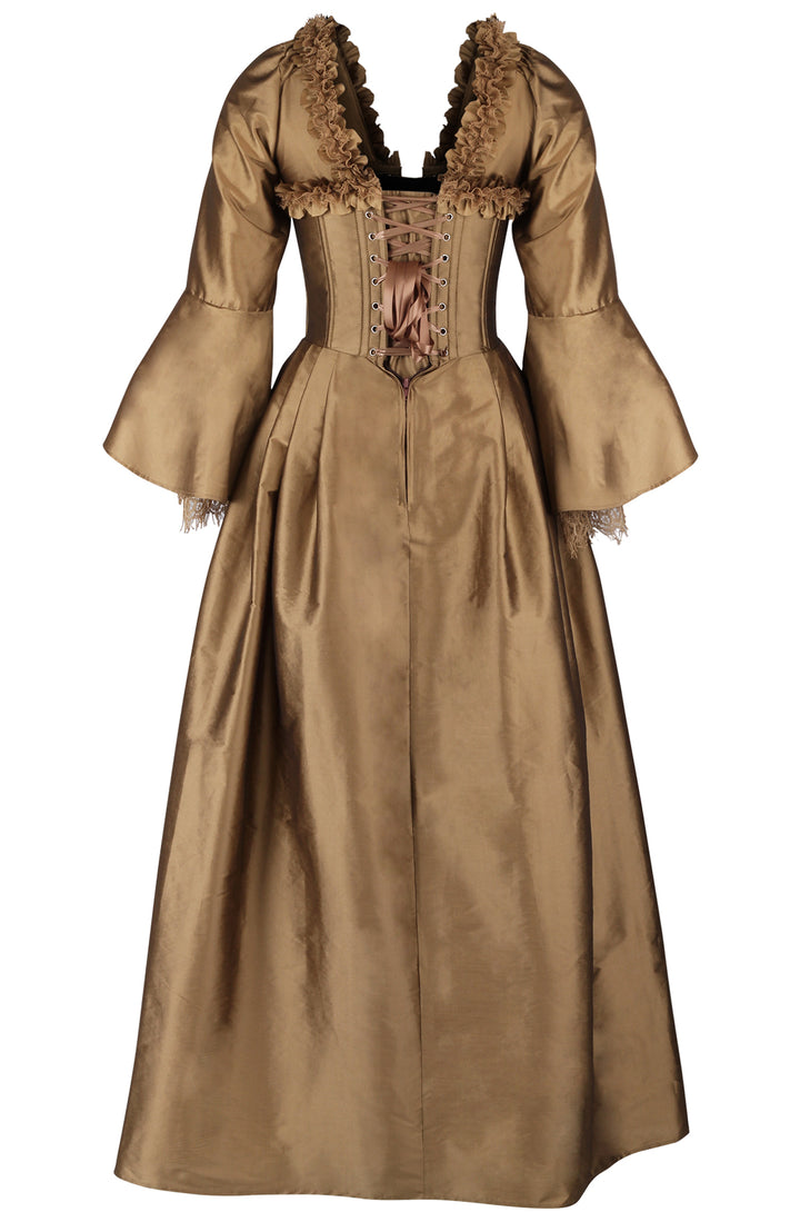 Antique Gold Bridgerton Dress 2