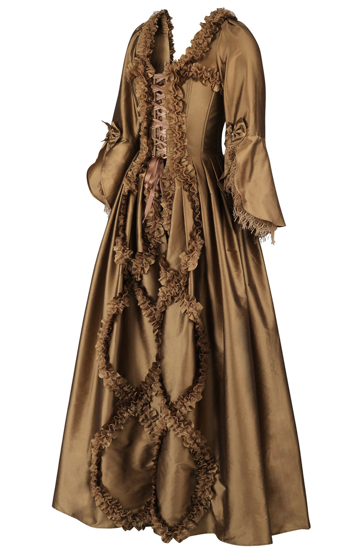 Antique Gold Bridgerton Dress 3