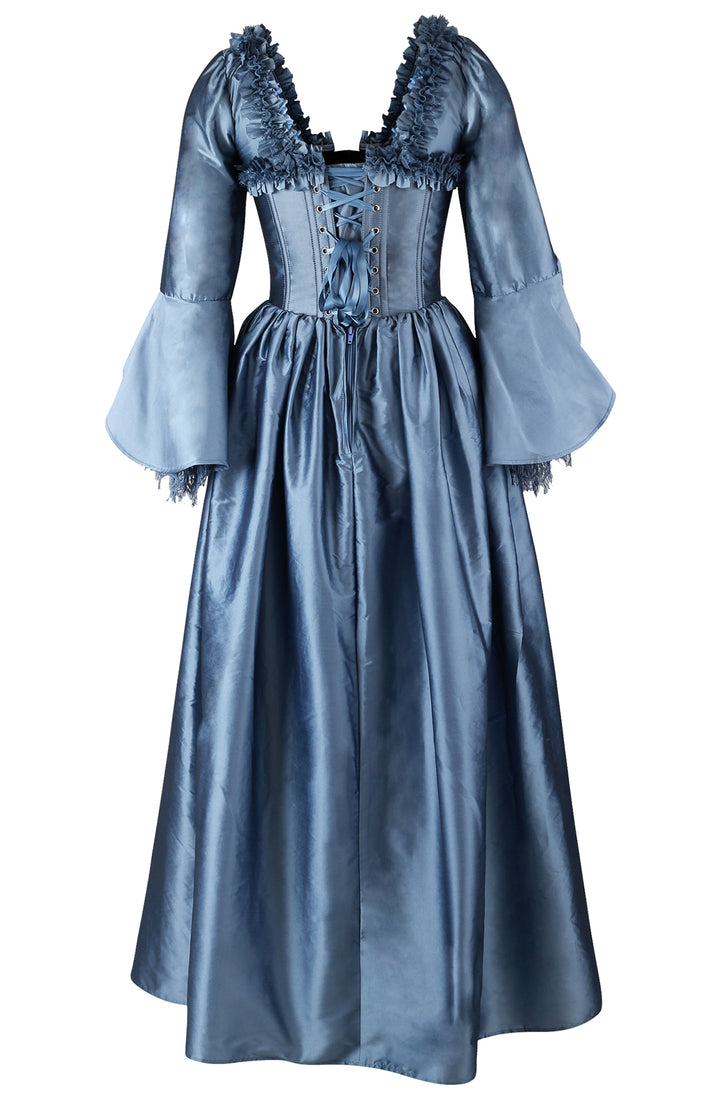 Parisian Blue Bridgerton Dress 3