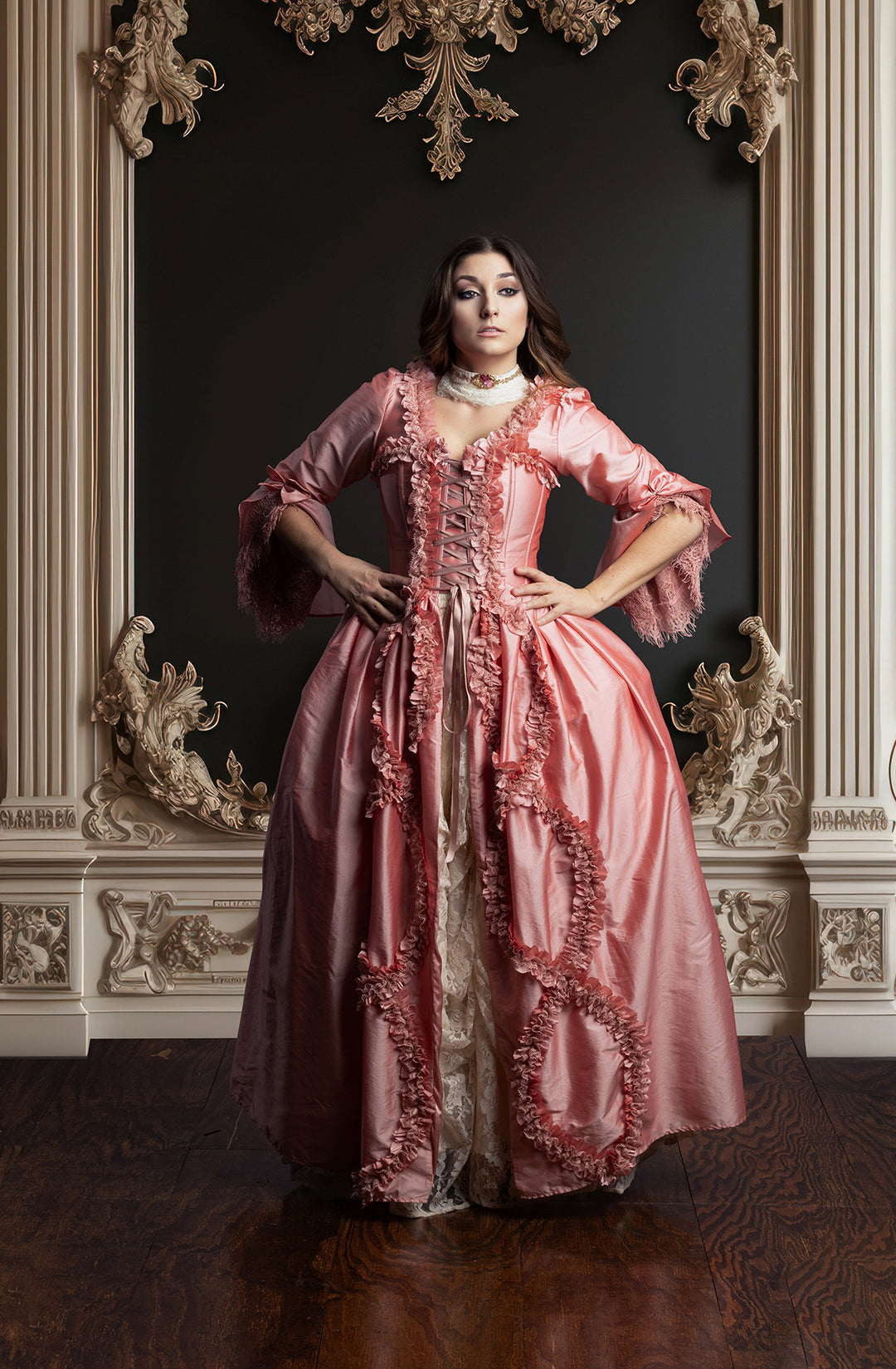 Arborose Pink Bridgerton Dress 3