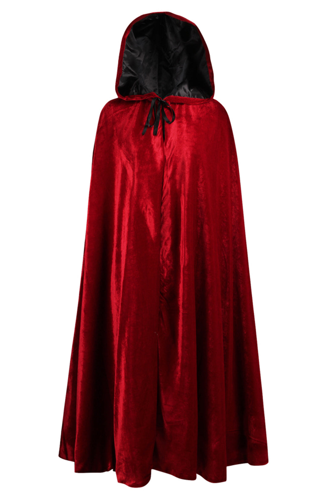 Scarlet Red Velvet Cloak Cape