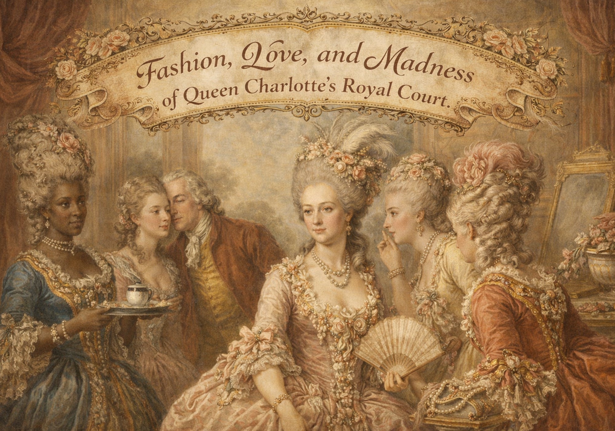 Fashion, Love, and Madness of Queen Charlotte's Royal Court