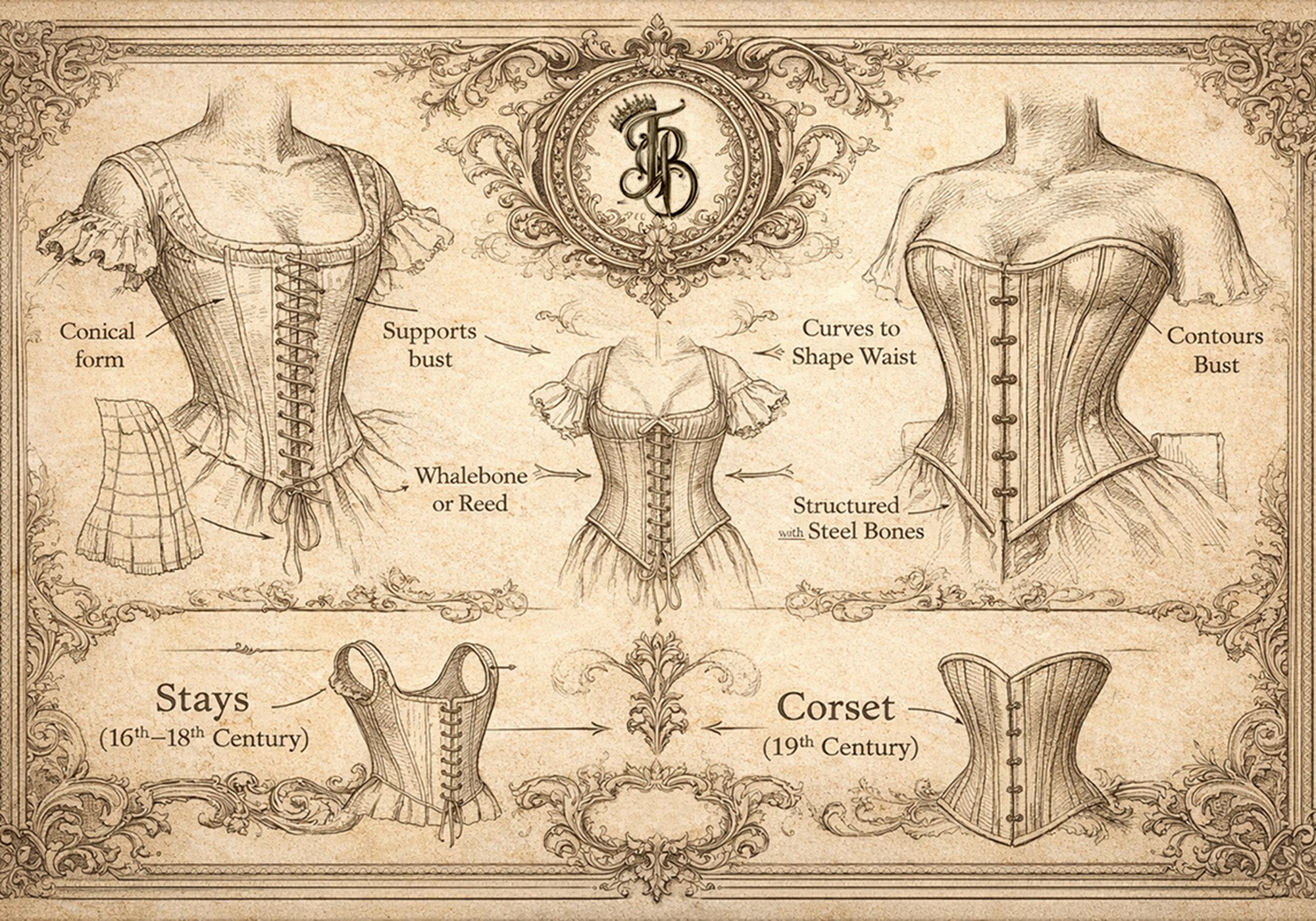 Stays vs. Corsets: A Clarification