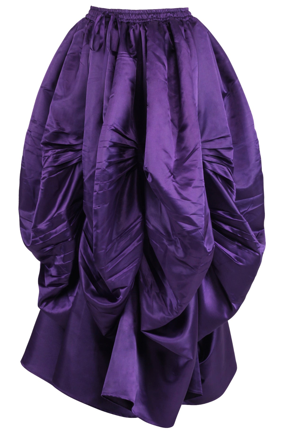 Purple Ballgown Skirt Side