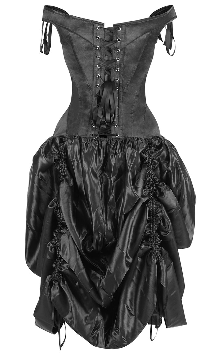 black Mina corset dress 3