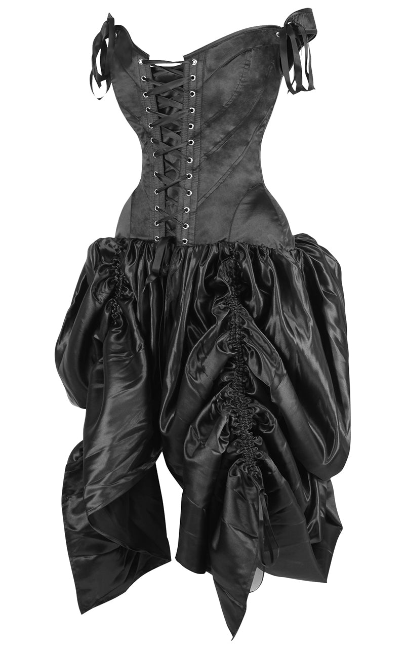 black Mina corset dress 1
