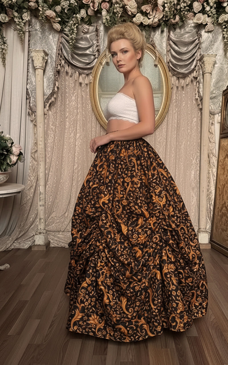 Baroque Scroll Ball Gown Skirt - Immortelle Bijouterie