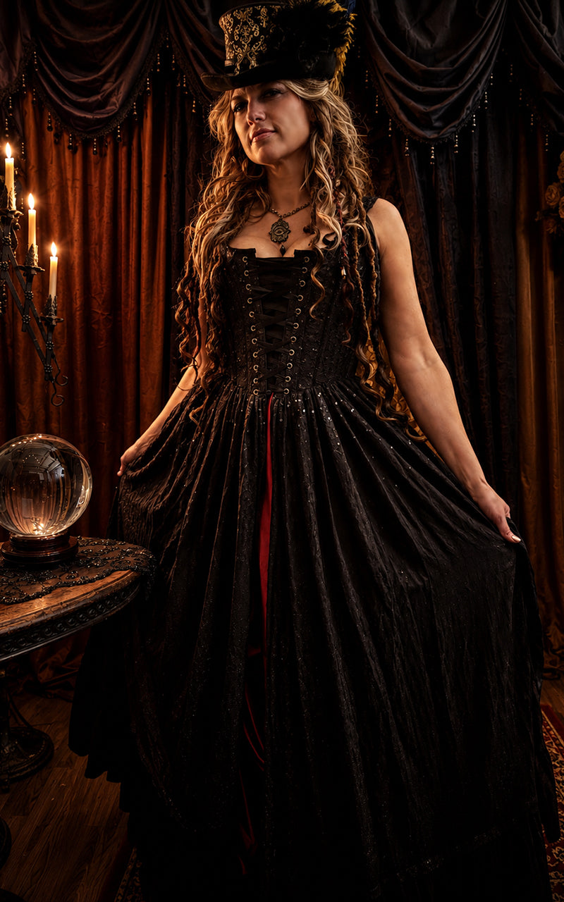 The Blackthorn Corset Dress — Moonlit Briar - Immortelle Bijouterie
