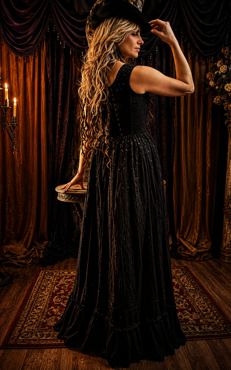 The Blackthorn Corset Dress — Moonlit Briar - Immortelle Bijouterie
