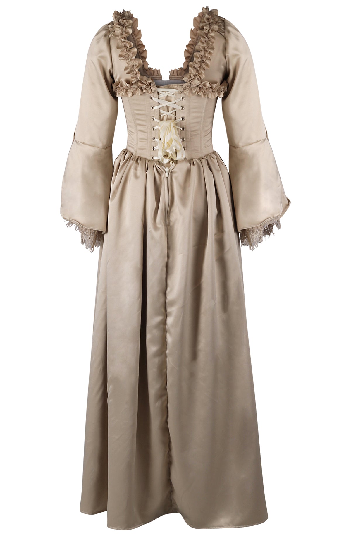 Cream Champagne Bridgerton Dress 2