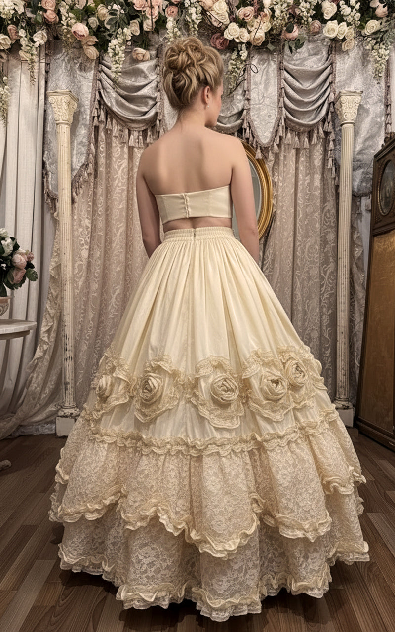 Pompadour Skirt - Parchemin Creme - Coming Soon - Immortelle Bijouterie