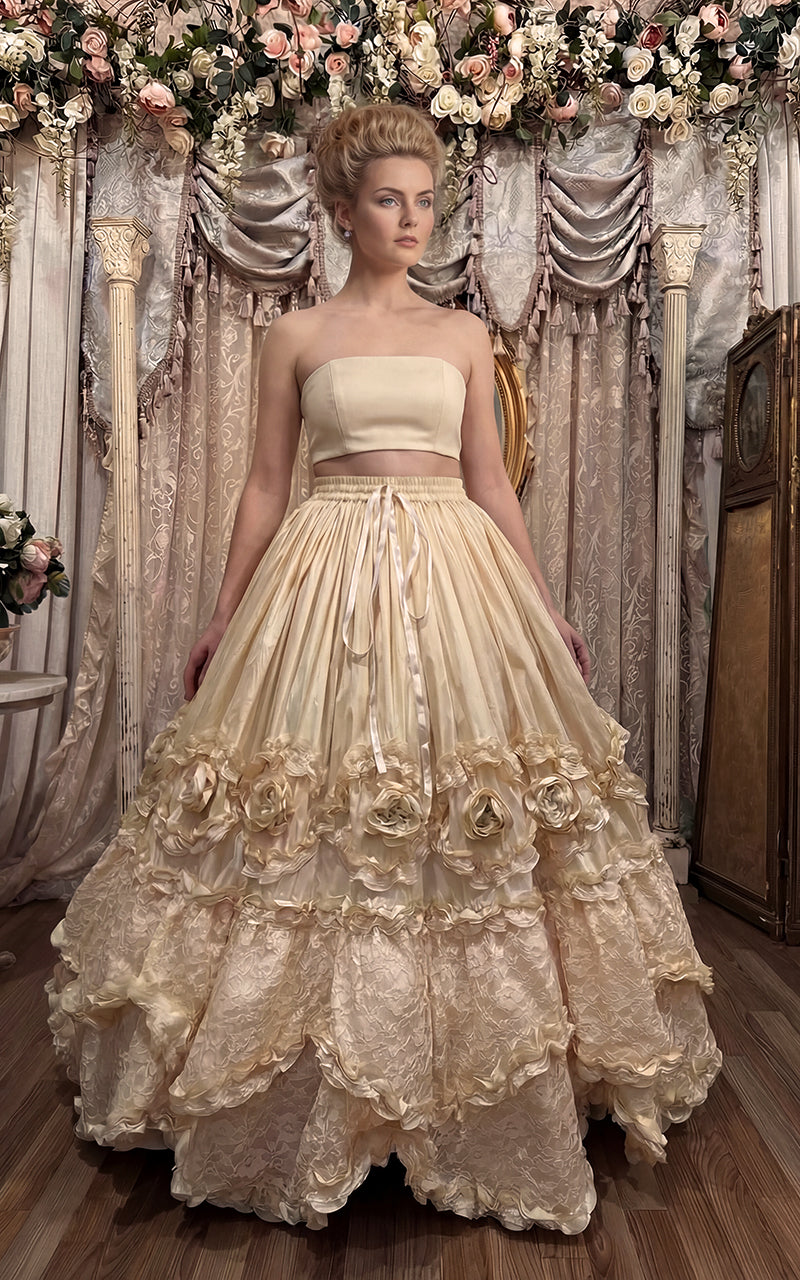 Pompadour Skirt - Parchemin Creme - Coming Soon - Immortelle Bijouterie