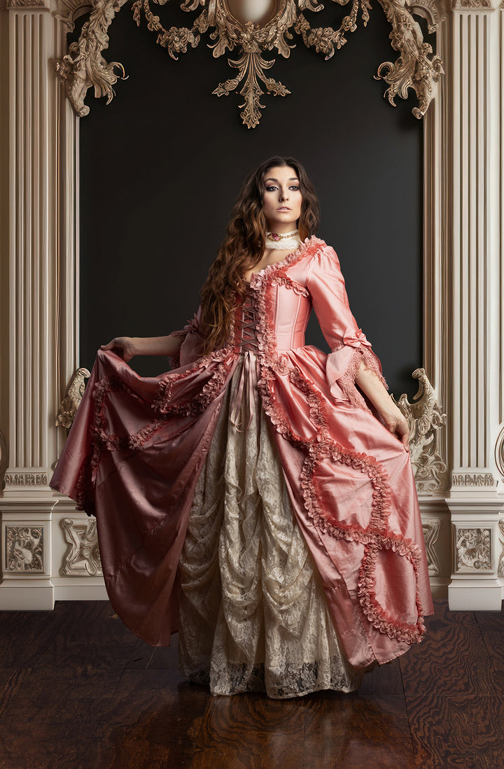 Ball Gown Bridgerton Dress - Arborose Pink