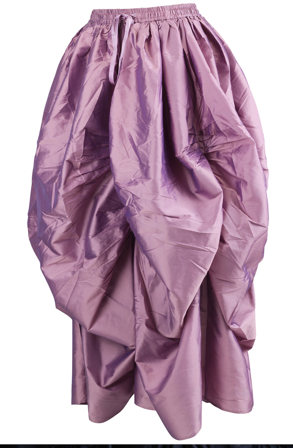 Lilac purple ballgown skirt side